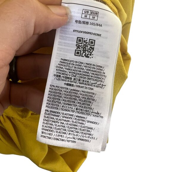 Marciano by Guess Yellow Kimono Long Sleeve V Neck Top Medium - Picture 6 of 9